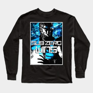 sub-zero wins flawless victory fatality Long Sleeve T-Shirt